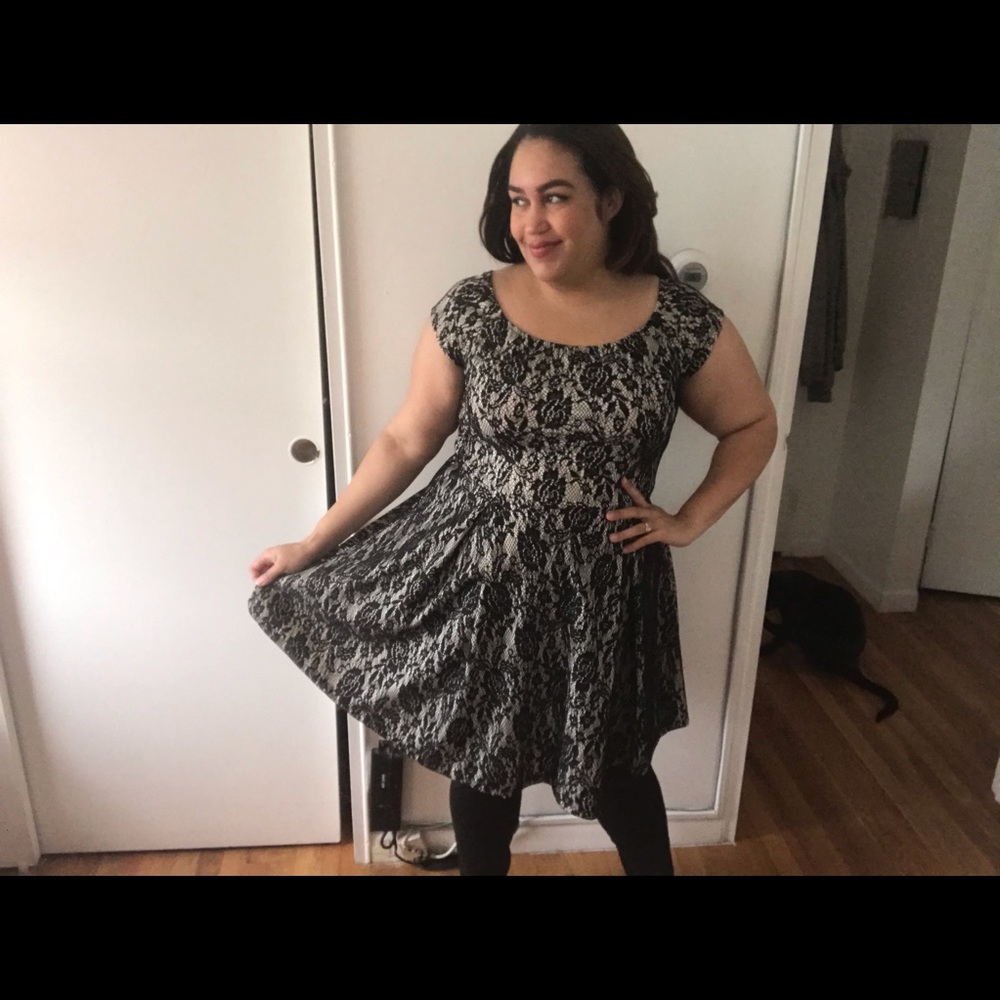 Forever 21, knee length, skater dress
